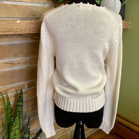 VTG Floral Knit Sweater - Picture 4 of 5